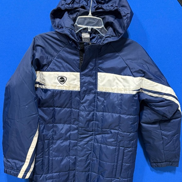 Kids Blue Hooded Jacket